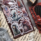 🦇🪦 Steeped in moonlight and shadow, this enchanting set by @xxpetrichorxx weaves together gothic romance and ancient lore. Winged figures drift through graveyards and dark halls, where bats circle and time seems to hold its breath. Rendered in deep crimson, shadowy violet, and midnight hues, this set is a moody collection of gothic beauty.