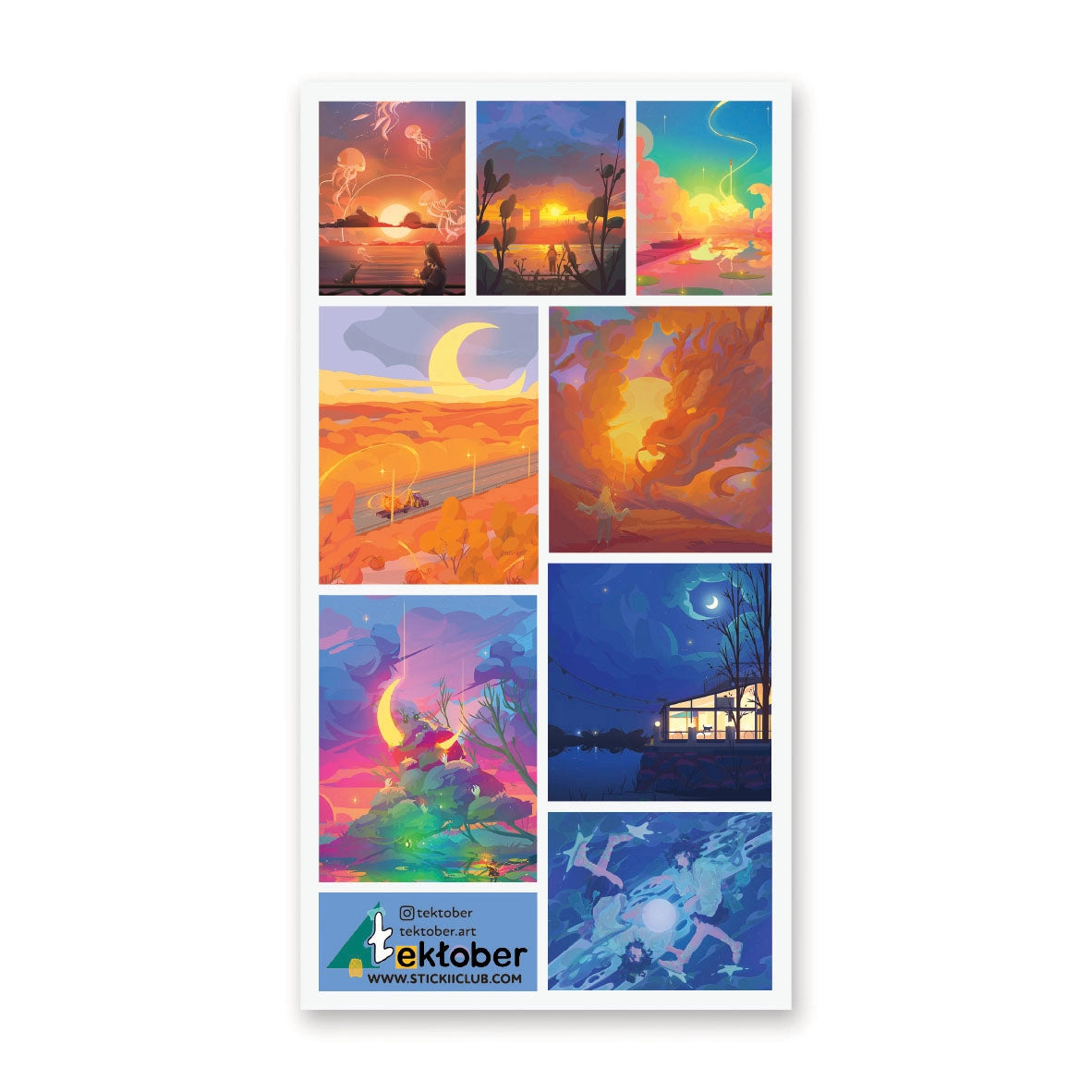 🌅🌌 Golden daylight or dreamy moonlit nights? Both. Both is good. Especially when @tektober gives us them in one breathtaking cosmos! From radiant sunsets to ethereal lunar glow, like tiny portals into a world where the sun and moon take turns painting the horizon, giving you front-row seats to every spellbinding shift in the sky.