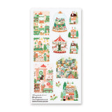 🎄🏡 Welcome to @hogletandco’s cozy winter village! From twinkling carousels to snowy cottages and curious cats by snowy windows, this charming town is brimming with holiday cheer. Take a stroll through festive markets, peek into storybook shops, and watch the magic of the season unfold.

Top Coating: None
Adhesive Layer: PVC (plastic)
Backing Layer: Clear PET
6.69" x 3.54".
Weight - 0.03lbs.
1 sheet included&nbsp;