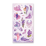 STICKII Gothic Garden Slugs Sticker Sheet

🐌💜 Okay what’s more magical than these gothic cuties from @agataplank? These slugs are dramatic and slow which is a such a vibe to strive for as they are dressed up in their softest florals, ruffliest lace, and you have to have a cape. Then do all the magical gothic activities with spooky gardens, spell books and charm!