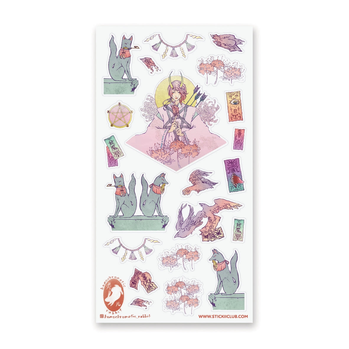🦊⛩️ Enter a neon-kissed spirit realm with this striking kitsune shrine set by @homochromatic_rabbit! Fox guardians are excited to see if you can pass their test, enchanted talismans drift through the air, and you can’t be in the passage without some mysterious celestial figures bringing all the mystical vibes!

Art by: @homochromatic_rabbit