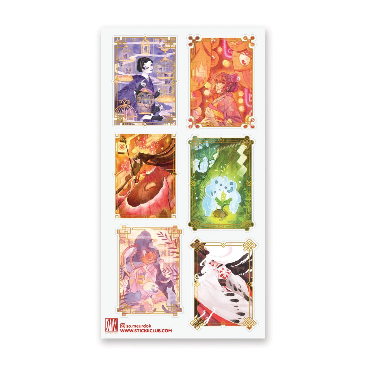 🎐✨ We wanna gooooo to the matsuri @so.meurdok created! We got elegant spellcasters and hidden yokai slipping through the crowd (you spot them, right?), this sheet blends tradition, mystery, and is just stinkin’ COOL in the best way. Bold, cinematic, and buzzing with supernatural energy, we wanna go here every weekend pretty please!

Art by: @so.meurdok