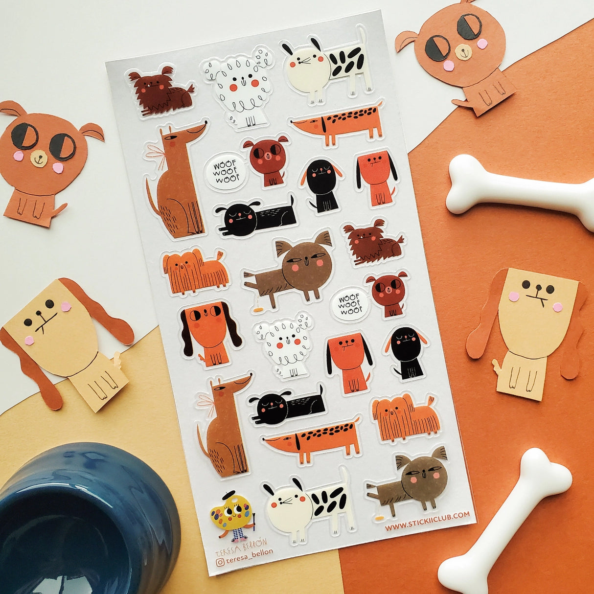 STICKII Pawfect Pups Sheet

🐕💖 Come hang with the wildest pack at the dog park! From the fluffy to the sassy to the ultimate nap champion (we see you, sleepy pup!), @teresa_bellon’s lovable crew is here to bring all the tail wags and snuggles.