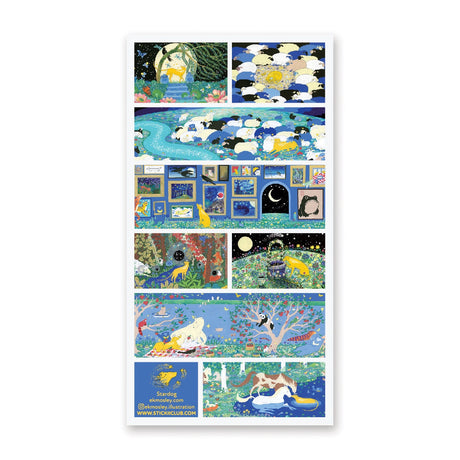 STICKII Stardog's Stellar Adventures Sticker Sheet

🌌🐕 Ever watch your doggo when they’re napping and their legs are kicking and you wonder man what are they dreaming of? Wonder no more! Somewhere between a dream and a starglow nap... there’s @ekmosley.illustration and Stardog, these adventures are exactly what your pupper dreams of - literally!
