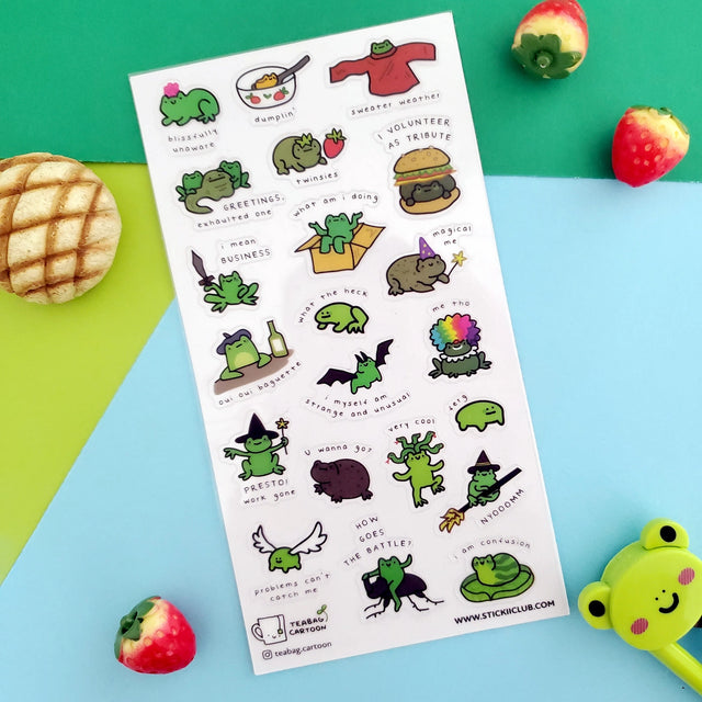 STICKII What ARE Frogs? 1 Sticker Sheet