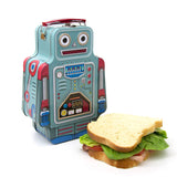 Keep your food safe and secure in this retro lunchbox.

There's plenty of space in the Lunch-Bot for all the essentials - sandwiches, fruit and even a sneaky chocolate bar! Make mealtimes and your lunchtime fun again with this great alternative to typical lunchboxes.