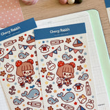 Cherry Rabbit - Sailor Friends Sticker Sheet