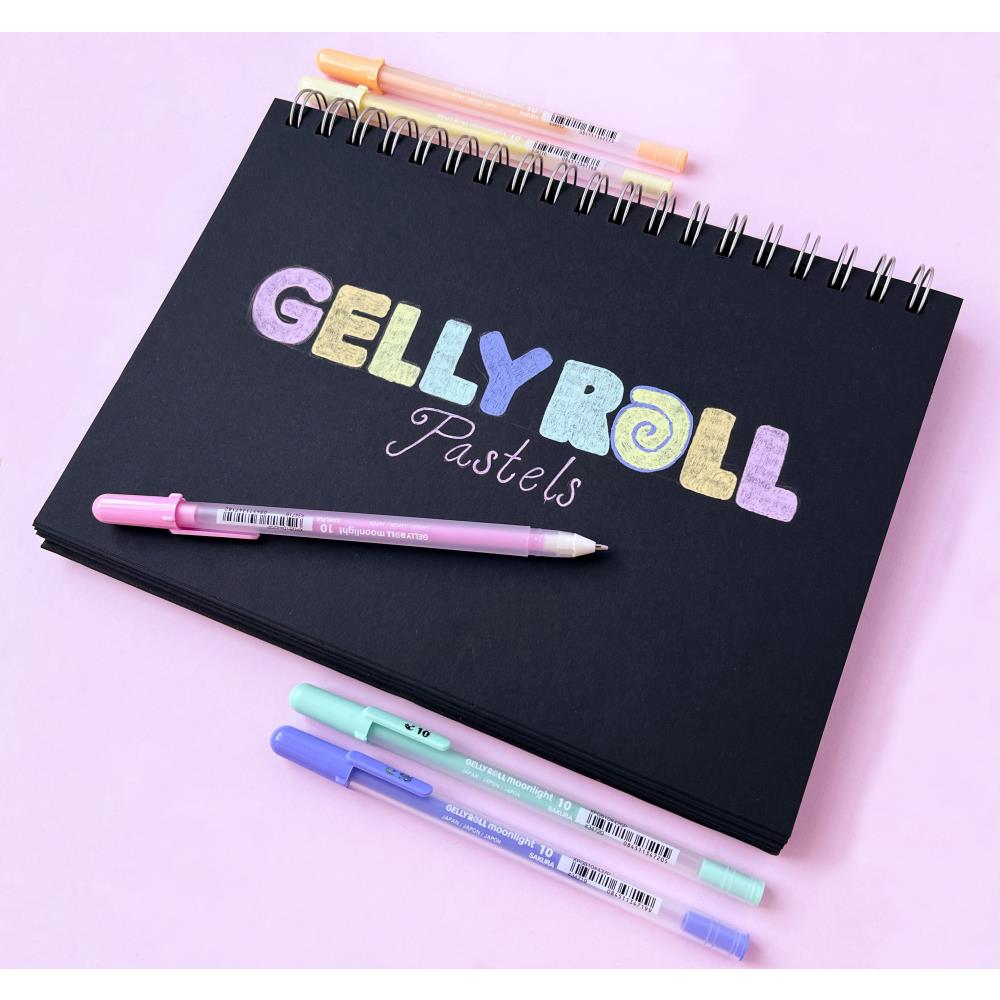 Juego de 10 bolígrafos Gelly Roll Moonlight Bold, paquete de 5 