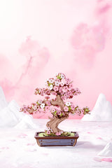 Bring the serene beauty of nature into your home with this captivating DIY 3D wooden puzzle kit, featuring a delicate cherry blossom bonsai tree. This enchanting puzzle lets you craft a stunning, intricate tree adorned with blooming cherry blossoms, all from precision-cut wooden pieces that fit together seamlessly. Perfect for displaying in your home or office, this elegant puzzle serves as a reminder of the peaceful beauty of cherry blossoms in bloom.