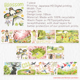 Step into a world where spring never ends. Our Sakura Voyage tape is a panoramic journey through a watercolor dreamland. Featuring hand-painted sceneries of weeping willows swaying in the breeze, vibrant kites dancing in the sky, and soft cherry blossoms in full bloom, every inch tells a story. 

Brand: WT ( The Washi Tape Shop)
Pre-cut Wide Washi/PET Tape
Size: 70mm×5m
Design Loop: 100cm
Material: Washi Tape / PET Clear Tape