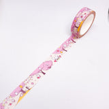 Perfect for crafts, journaling, snail mail, and more.&nbsp;

1.5 cm washi tape roll 10 meters

Include one washi tape
