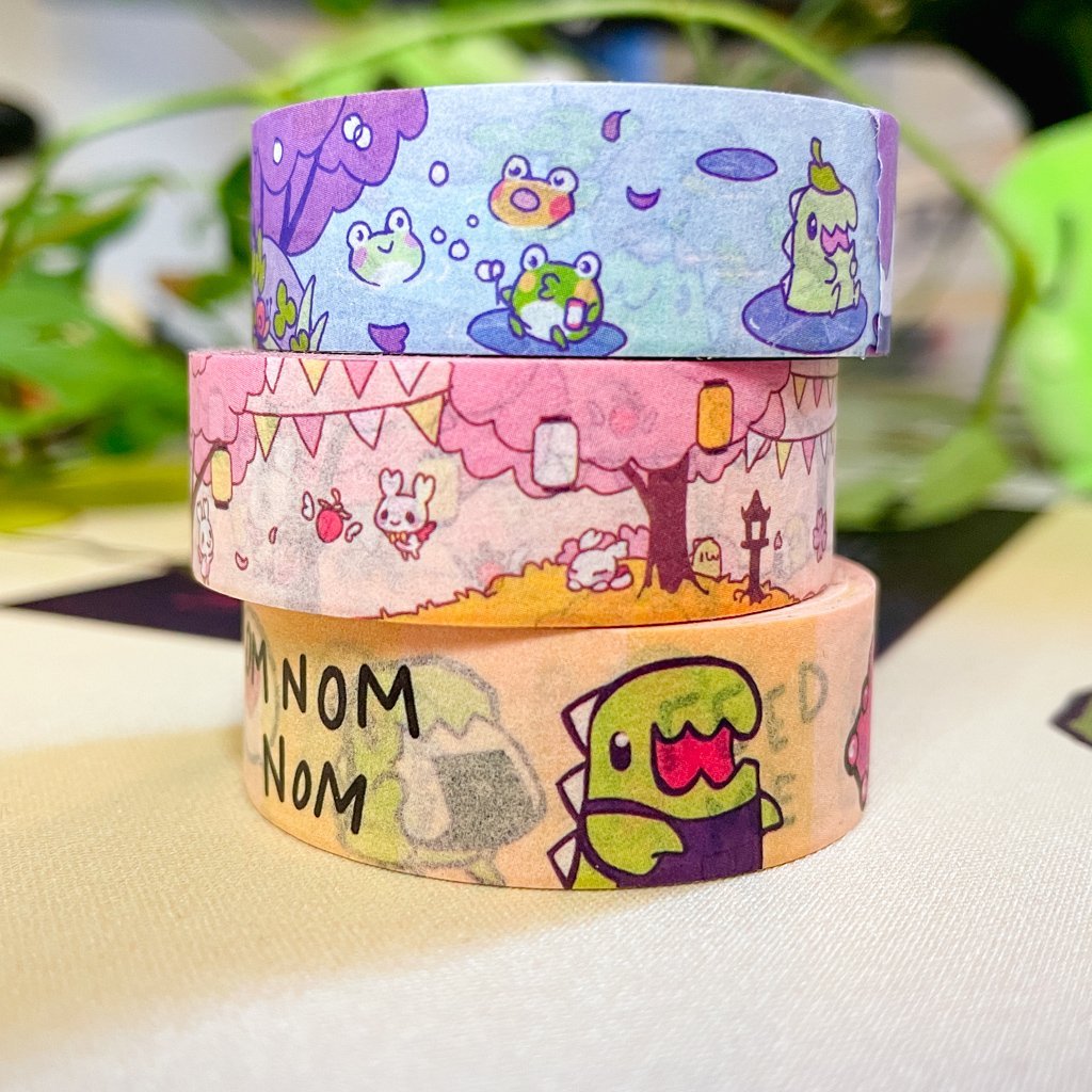 Perfect for crafts, journaling, snail mail, and more.&nbsp;

1.5 cm washi tape roll 10 meters

Include one washi tape