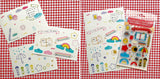 A clear stamp created in collaboration with Rainbowholic "Kawaii Journaling". Rainbowholic rainbows, Sakuralala cherry blossoms, notebooks and pencils, stamps and labels... It is packed with stamps that will be a cute accent for your notebook or journal. Please try to make a cute journal!