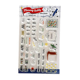 These stamps are just what you're looking for to start a new notebook at the beginning of the year! 963hanko's cute letters such as the month, day of the week, and numbers, weather marks, dogs of joy, anger, sorrow, and other motifs and patterns that can also be used as date labels. As the name of the stamp of "Planning Buddy" suggests, it's sure to be your buddy!