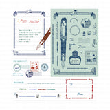 If you're looking at this set and wondering what you can use it for, but love the details, let us help you a bit. This set is made as a frame that can be used whichever way your imagination goes. It can be to add that special touch to a scrapbook or journal page, greeting card, Nengajyo, etc... Don't limit your imagination with this HST™ Chronicle set! Its truly important to document those dreams and special memories!