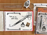 If you're looking at this set and wondering what you can use it for, but love the details, let us help you a bit. This set is made as a frame that can be used whichever way your imagination goes. It can be to add that special touch to a scrapbook or journal page, greeting card, Nengajyo, etc... Don't limit your imagination with this HST™ Chronicle set! Its truly important to document those dreams and special memories!