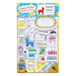The first collaboration, "happy diary," is a clear stamp set featuring Hachikaho's signature design.

The book is packed with easy-to-use designs and words, as well as plenty of ways to enjoy clear stamps in your own way. hachikaho and Sakurala will be introducing ways to use these clear stamps and ideas on their Instagram, YouTube, and blogs, so please take a look. I hope you'll enjoy some clear stamp time with me!