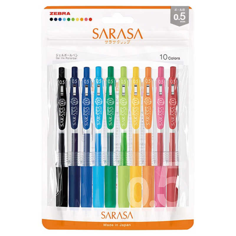 A standout achievement in the world of pen design, the Sarasa Clip has it all—a well-designed body with a comfy rubber grip, a sturdy retractable tip, a large spring push clip that attaches easily to thick pockets and book covers, and smooth, vibrant ink in a stunning variety of colors and tip sizes. The ink is pigmented and features great water, fade, and feather resistance.