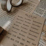 kraft sticker paper
3.25 x 4.25 inches&nbsp;
color may vary slightly from your monitor&nbsp;
made in-house and handled with cozy care

Includes one sticker sheet