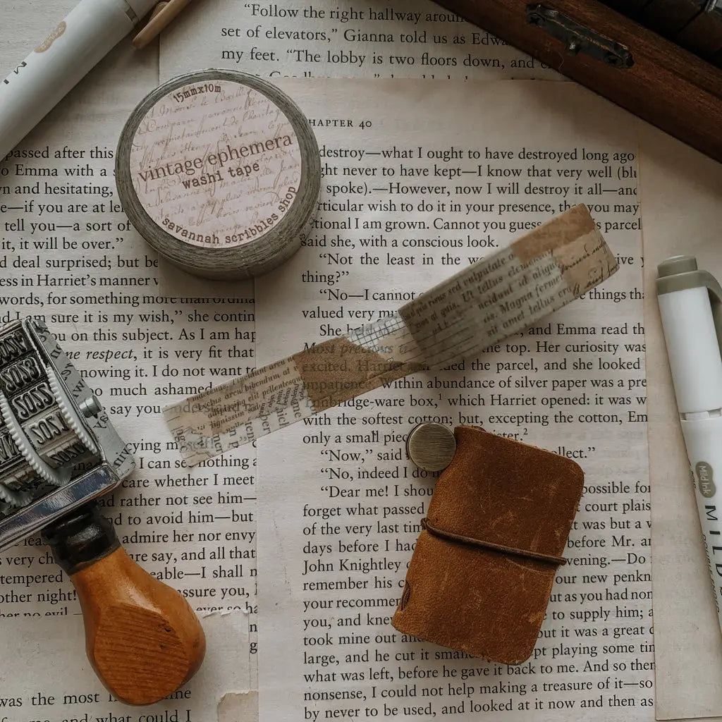 Washi tape made for journaling, scrapbooking, &amp; planning!

15mm x 10m

color may vary slightly from your monitor
made in-house and handled with cozy care