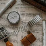Washi tape inspired by Jane Eyre

15mm x 10m

color may vary slightly from your monitor
made in-house and handled with cozy care