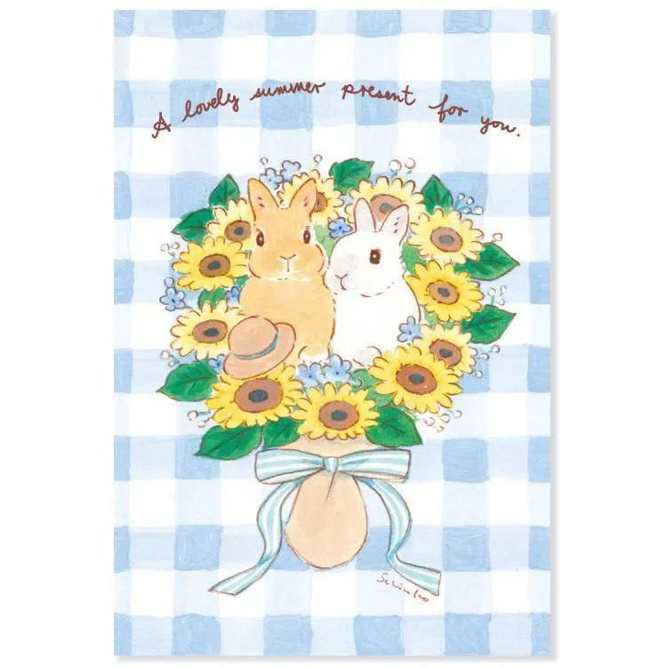 Schinako Moriyama Postcard - Summer Present