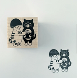 4legs Wooden Stamp - Friend (Cat)