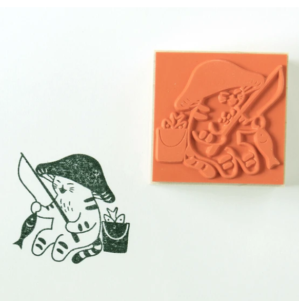 4legs Wooden Stamp - Big Catch