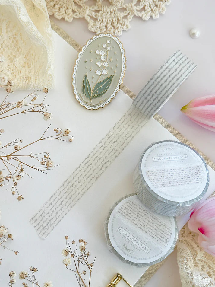 leelajournals - Script 15mm Washi Tape