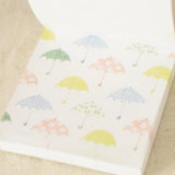 Seitousha Block Memo Pad - Parasol

Bring a soft touch of charm to your notes with the Seitousha block memo pad. Illustrated in the brand’s signature gentle, nostalgic style, each sheet features a sweet parasol‑themed design that feels airy, whimsical, and perfect for brightening your everyday writing.

✨ Product Features

Perfect for decorating planners, journals, cards, gifts, and scrapbooks

100 Sheets