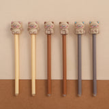 Sesame Cat Gel Pen 0.5mm Black Ink