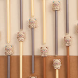 Sesame Cat Gel Pen 0.5mm Black Ink