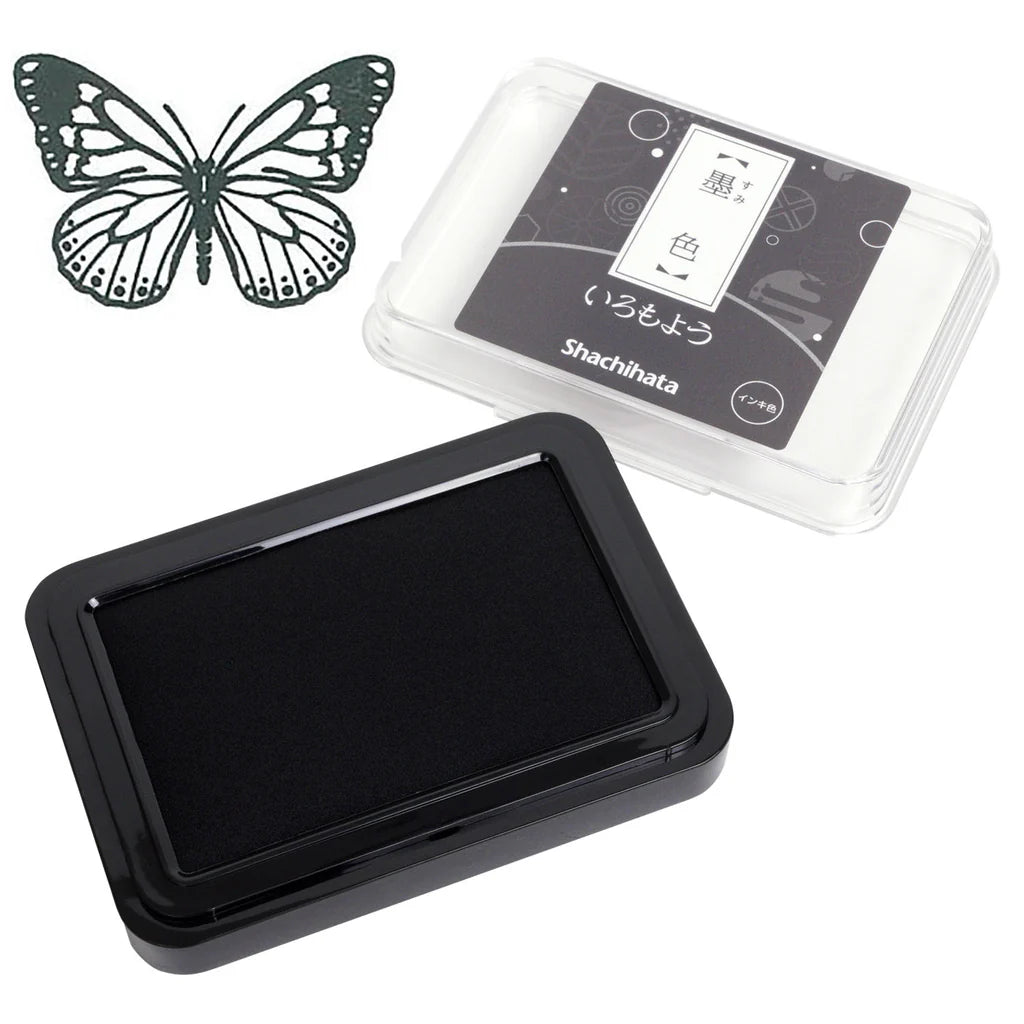 Inspired by traditional Japanese colors, Shachihata Iromoyo ink pads add a refined, earthy touch to any art project. They use oil-based pigment ink that’s acid-free, fast-drying, lightfast, and water-resistant. The ink also has a subtle sparkle to give your work extra shine. The pad’s ultra-fine fibers ensure the ink transfers cleanly to stamps with minimal pressure.