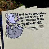 Shapeless Flame Notepad Dramatic Possum