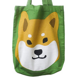 Shiba Inu Green Tote Bag