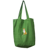 Shiba Inu Green Tote Bag