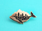 Shoal - Gold Whale-Derness Pin