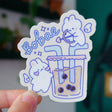 A boba for your bae and bffs.

Dishwasher safe
Size: 2.4” x 2.7”
Soft matte vinyl