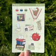 Books books books. Libraries are everything. Soft matte sticker sheet. Sticker material is dishwasher safe.

Matte vinyl sticker sheet
Size: ~ 4 x 6 inches (10cm x 15cm)