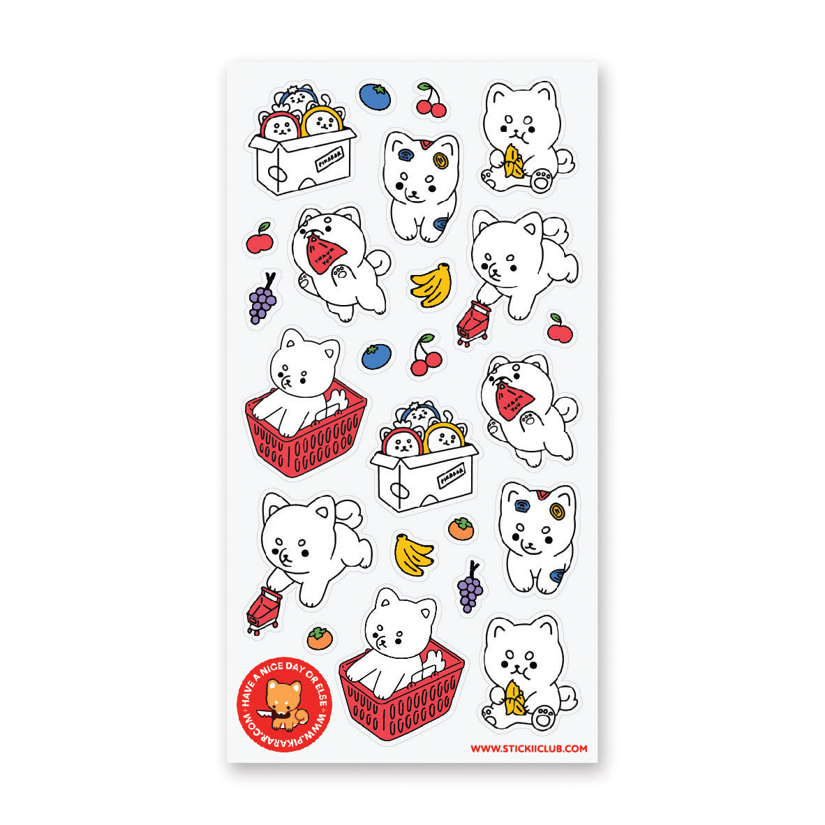 🍌🐕 Join&nbsp;@pikarar’s adorably sassy Shiba Inu on a paw-some shopping trip! From sweet cherries to juicy persimmons, tasty bananas and fresh blueberries, this precious pup is on a mission to find the yummiest fruits around.
