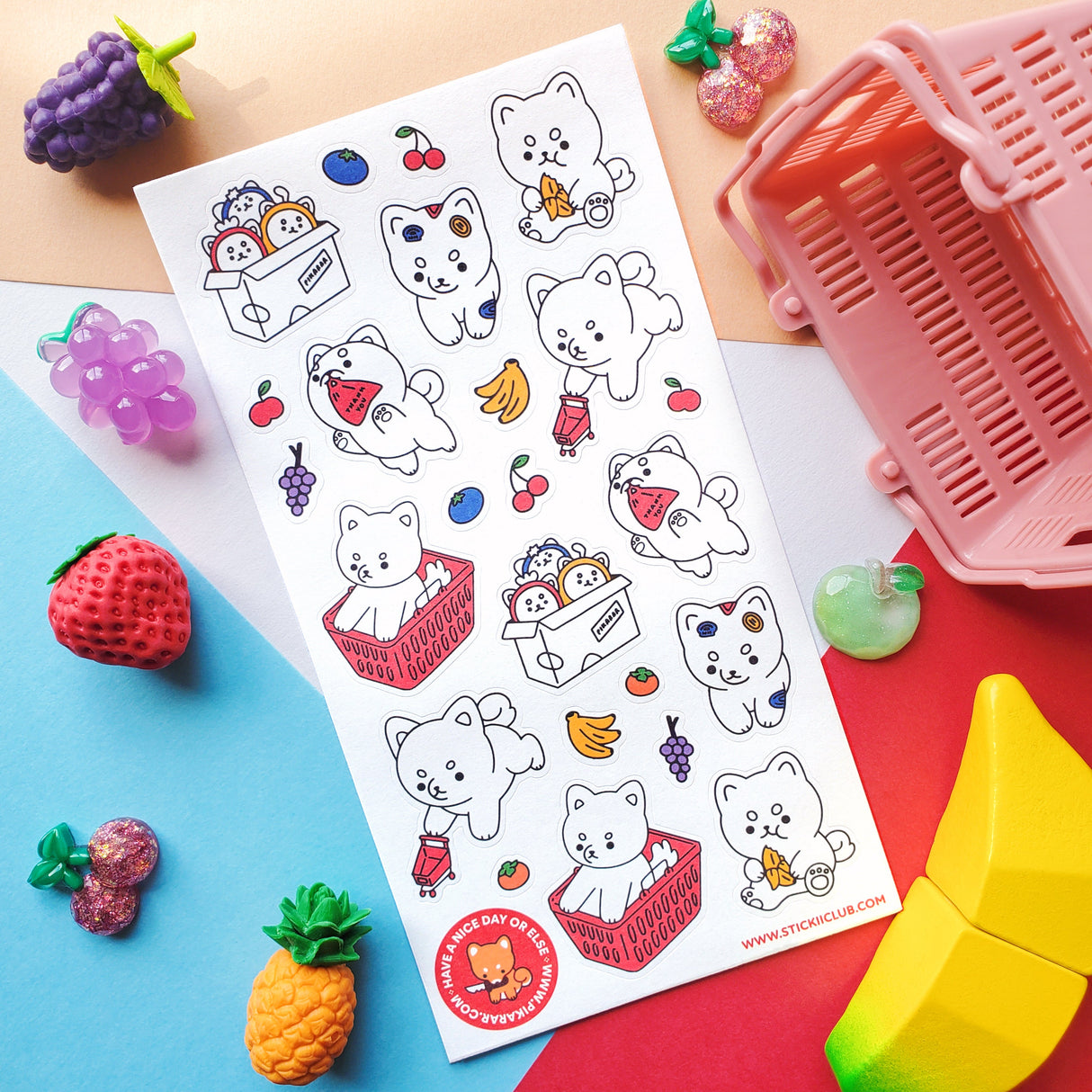 🍌🐕 Join&nbsp;@pikarar’s adorably sassy Shiba Inu on a paw-some shopping trip! From sweet cherries to juicy persimmons, tasty bananas and fresh blueberries, this precious pup is on a mission to find the yummiest fruits around.