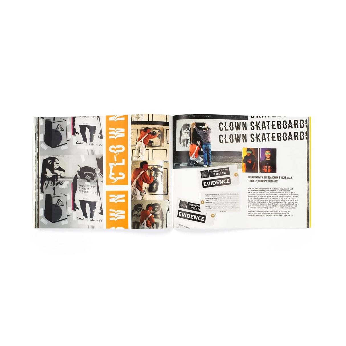 Skateboard Sticker Book