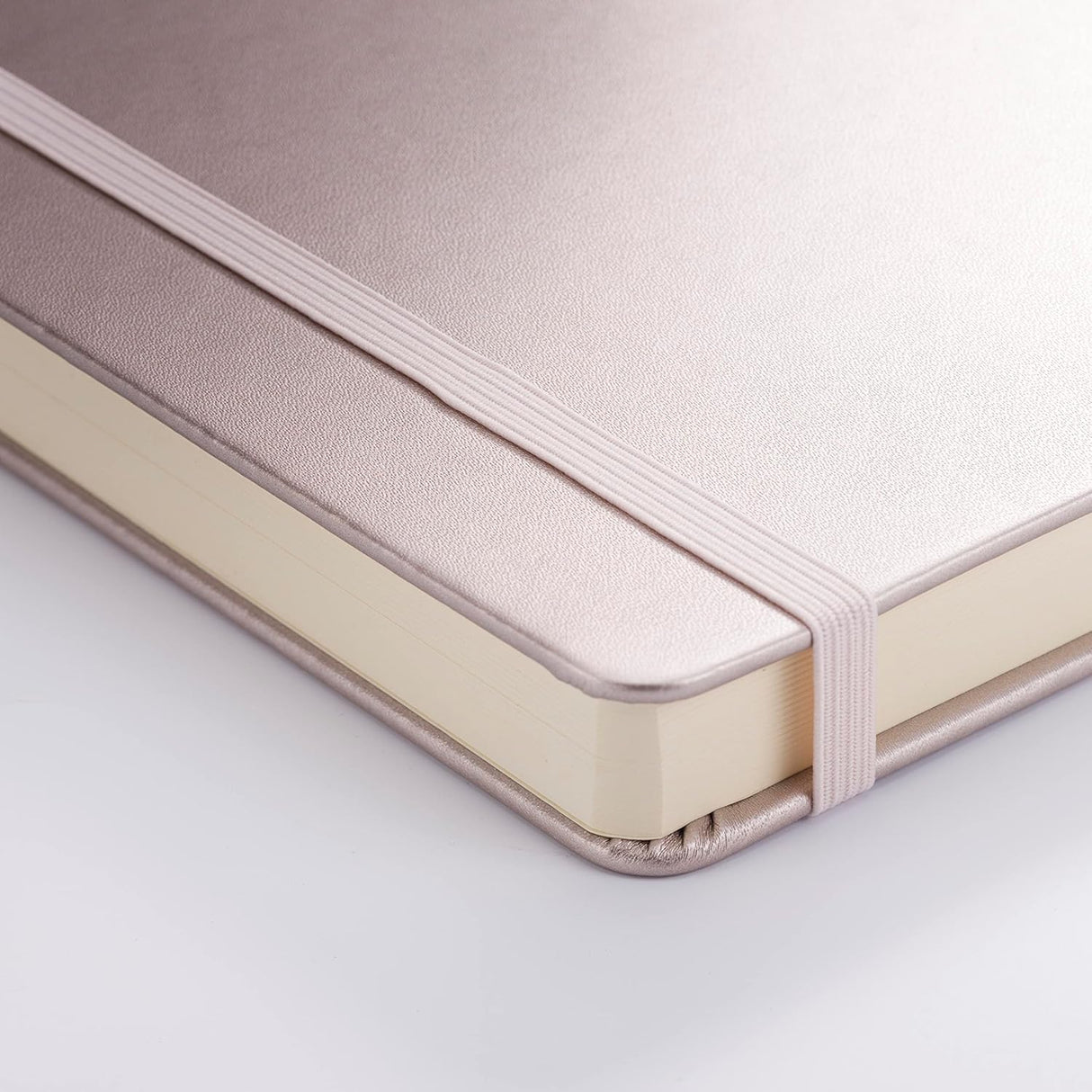 Cuaderno de bocetos de 3,5" x 5,5" en color champán rosado