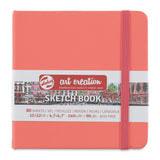 Cuaderno de bocetos 4,7" x 4,7" Coral