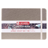 Cuaderno de bocetos 8,2" x 5,8" color champán rosado