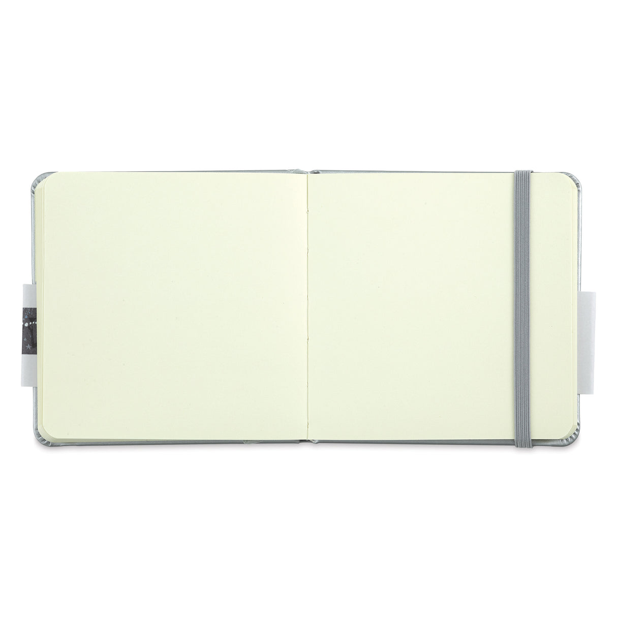 Cuaderno de bocetos de 4,7" x 4,7" en plata brillante