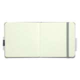 Cuaderno de bocetos de 4,7" x 4,7" en plata brillante