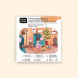Cuaderno de bocetos cuadrado color marfil 