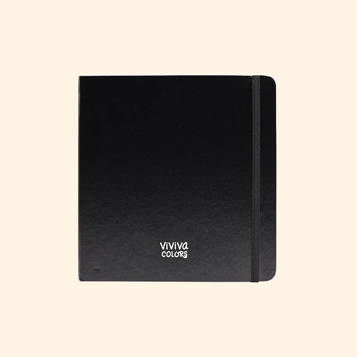 Cuaderno de bocetos cuadrado color marfil 