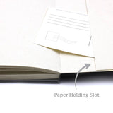 Cuaderno de bocetos cuadrado color marfil 